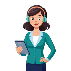 friendly-female-virtual-assistant-with-headset-and.eps