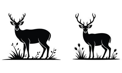 set of deer