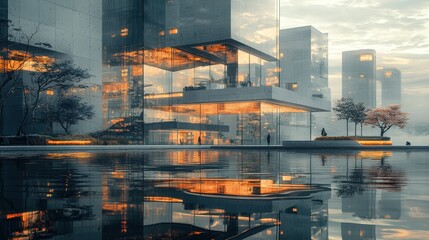 Architect designs and constructs building, organizes space as whole