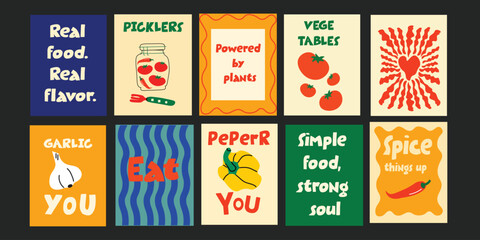 Festive bistro banners for cafes, food trucks, and summer drink promotions.
