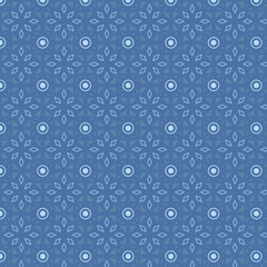 Geometric Blue Pattern Background