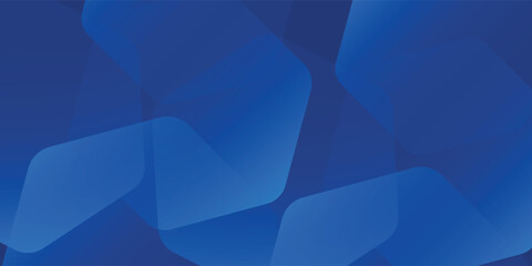 Modern abstract blue background with glowing geometric lines. Blue gradient hexagon shape design. Futuristic technology concept. modern arts