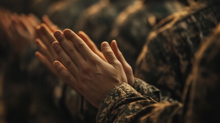 Applauding Soldiers: A Gesture of Respect and Gratitude to the Military