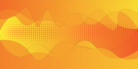 Bright Yellow Gradient Background with Abundant Abstract Dot Pattern