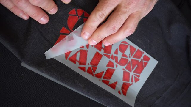 digital printing technology on textiles direct to film at home transferring an image from film to a t-shirt or fabric
