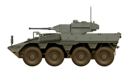 DAF YP-458 IFV (Concept of a new infantry fighting vehicle for the Belgian army, based on the DAF YP-458 chassis, with a new hull and combat module with a 40mm cannon)