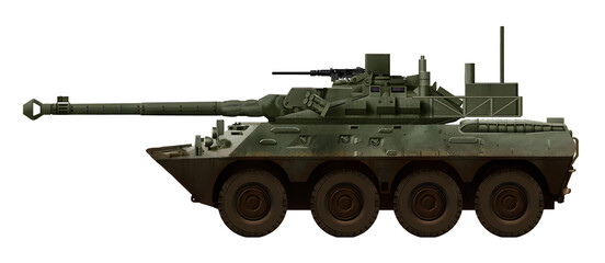 Haribon-105 (Tank destroyer variant, based on the Haribon APC, with a 105mm gun)
