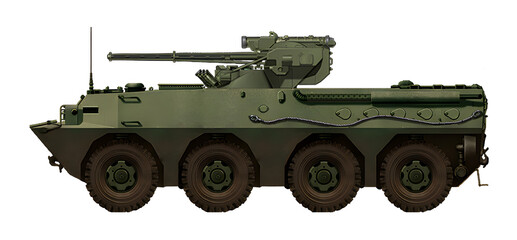 Perun IFV (Concept of a new armored fighting vehicle for the Croatian army, with a combat module equipped with a 30mm cannon and anti-tank missiles)