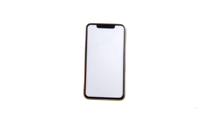 Mockup of Smartphone on Beige Fabric with Cherry Blossoms and Morning Sunlight