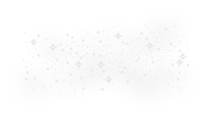 Subtle White Stardust and Sparkle Overlay - Transparent Background


