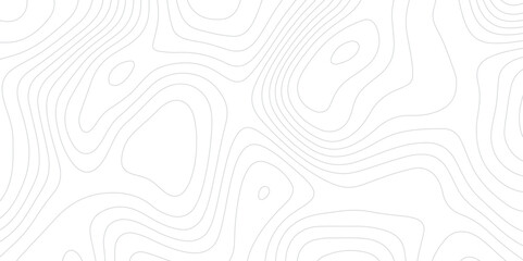 Abstract topographic white and gery contours map background- Vector Background.
