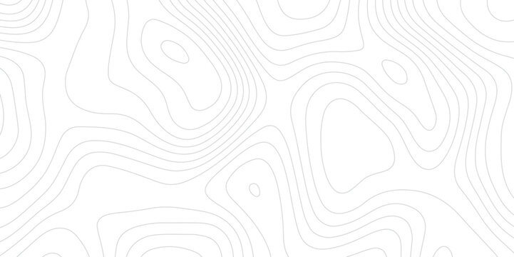 Abstract topographic white and gery contours map background- Vector Background.
