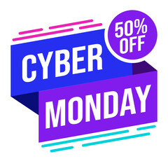 Cyber Monday super sale banners for ecommerce and online deals