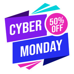 Cyber Monday super sale banners for ecommerce and online deals