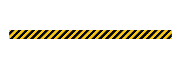 Yellow Black Diagonal Stripes Bold Thin
