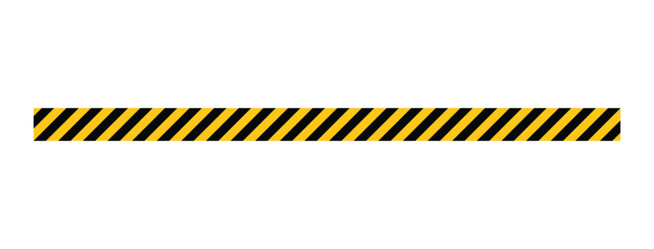 Yellow Black Diagonal Stripes Bold Thin