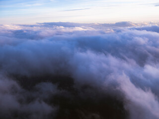 sky from above background 