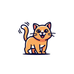 Cute Cat Icon Very Cool Design