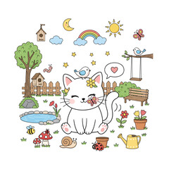 Cute Cat Icon Very Cool Design