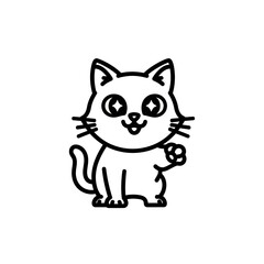 Cute Cat Icon Very Cool Design