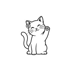 Cute Cat Icon Very Cool Design