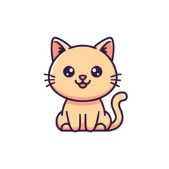 Cute Cat Icon Very Cool Design