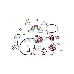 Cute Cat Icon Very Cool Design