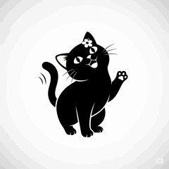 Cute Cat Icon Very Cool Design