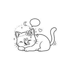 Cute Cat Icon Very Cool Design