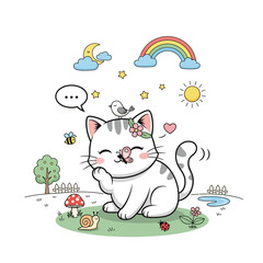 Cute Cat Icon Very Cool Design