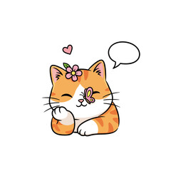 Cute Cat Icon Very Cool Design