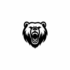Bear Line Art Vector Set – Roaring, Standing, and Tribal Bear Illustrations