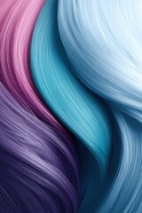 Naklejka premium Innovative hair dye mockup showcasing vibrant colors and smooth textures for creative projects