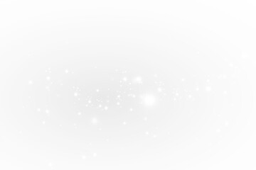A radiant glitter effect with white dust, elegant star particles, glowing illumination and soft glitter. 