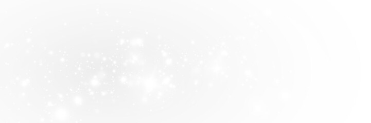 A radiant glitter effect with white dust, elegant star particles, glowing illumination and soft glitter. 