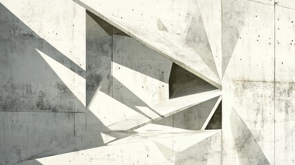 Fototapeta premium Abstract concrete architectural design.