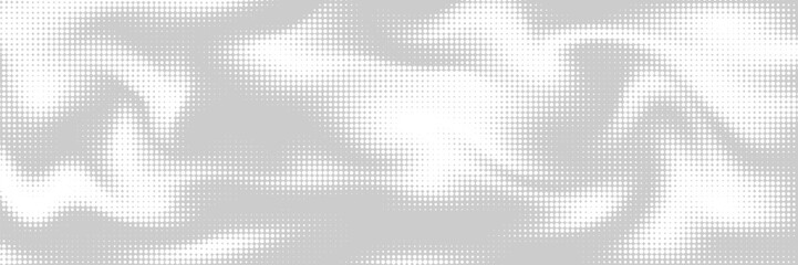 Dot white gray wave light technology texture background. Abstract big data digital concept.