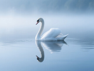 swan on the lake