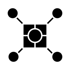 Blockchain Node Icon Design