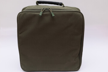 Olive Green Tool Bag. Fisherman Utility Pouch. Compact tactical bag in olive green