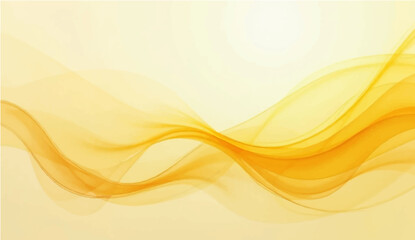 Abstract orange and yellow waves flow across a vibrant background, creating a modern and dynamic design with golden light and a flowing texture