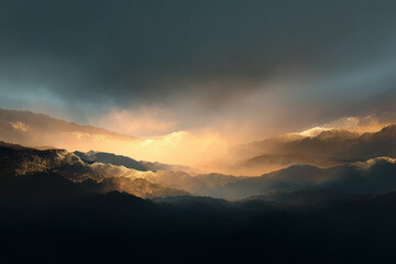 Vibrant blend of cool golden background designed for modern laptop wallpaper with smooth soft edge