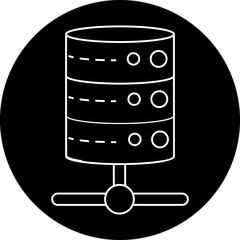 Database Server Icon - Data Storage & Management System