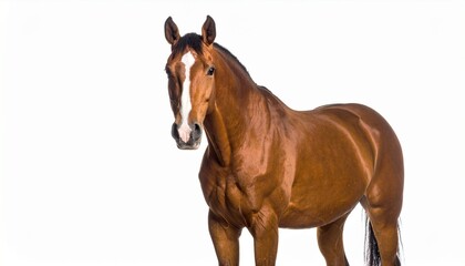 Obraz premium horse isolated on white background
