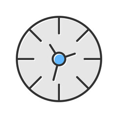 Wall Clock Vector Icon