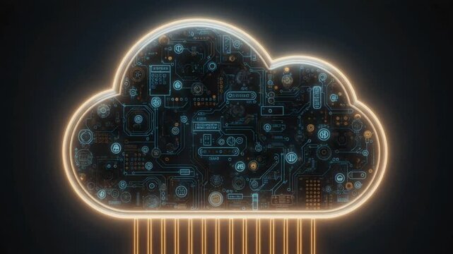 cloud computing and digital data transfer with computing networked across cities country and globe with virtualization approach
