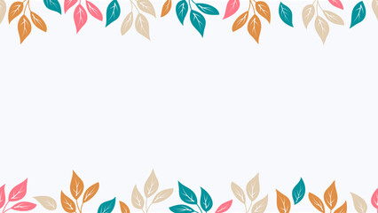 autumn leaves border