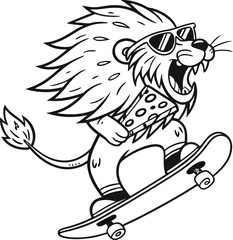 Santa Claus riding a scooter, an animal vector illustration with a tribal eagle design