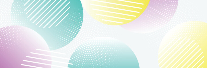 Colorful abstract background overlap layer on bright space with circles effect decoration. Modern graphic design element multicolor style concept for web banner, art, flyer, card, or brochure cover