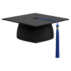 卒業帽の質感、3Dレンダリング